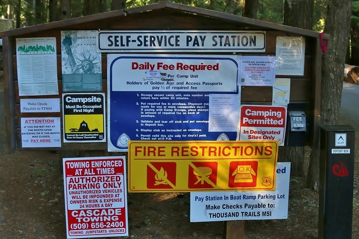 Camping in Washingtons Kachess Campground.
